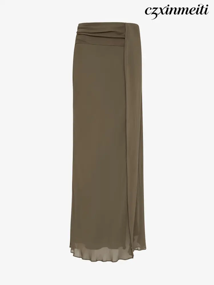 BRIYA MAXI SKIRT - TWIG - Skirts