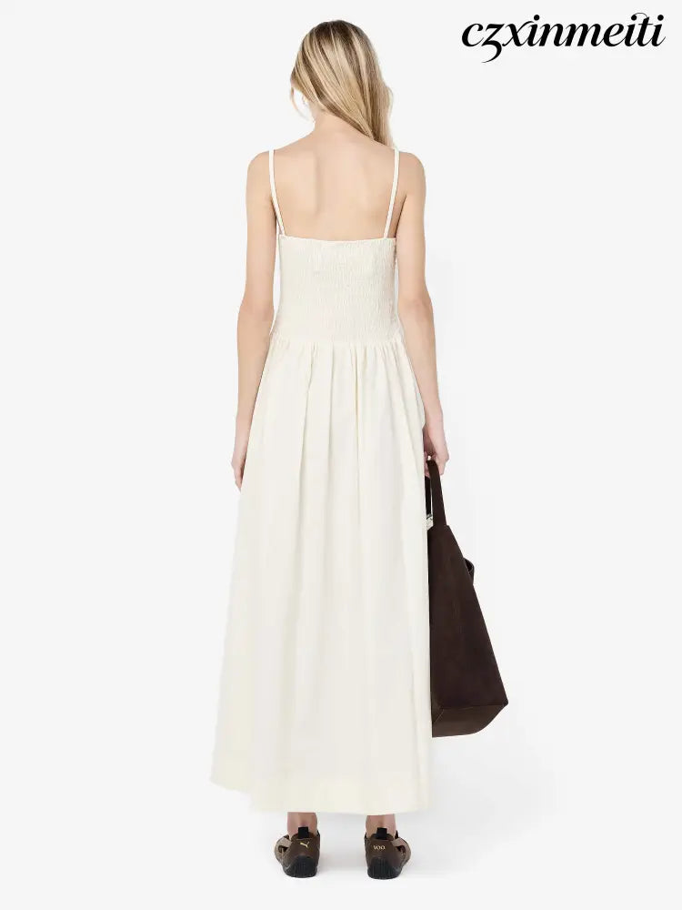 MARCELINE MAXI DRESS - CREAM - Dresses