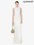 MIRABELLE COWL NECK MAXI DRESS - SNOW - Dresses