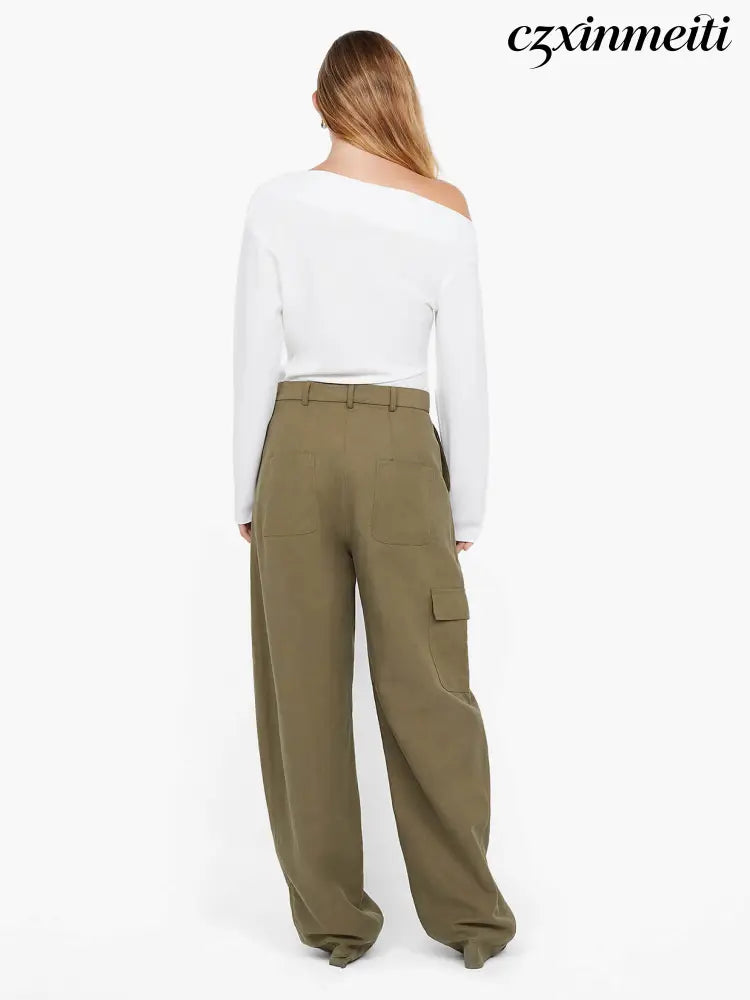 OTTIE ASYM TOP - IVORY - Shirts & Tops