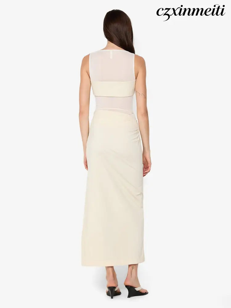 REID ASYM SKIRT - VANILLA - Skirts
