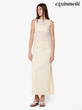 REID ASYM SKIRT - VANILLA - Skirts