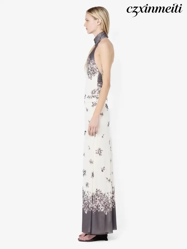 VIOLETTE RACER MAXI DRESS - CARNATION FLORAL - Dresses